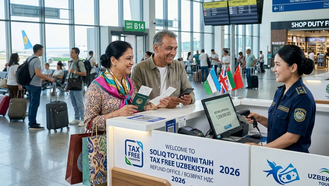 В 2026 году Узбекистан внедряет повсеместный возврат НДС для туристов ...